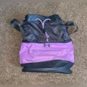 Purple Under Armour bucket bag
